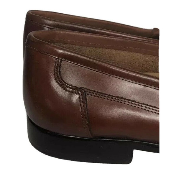 Mens GIORGIO BRUTINI Le Glove Loafers Brown Leather Kiltie Tassel Shoes Sz 8.5 main image 8